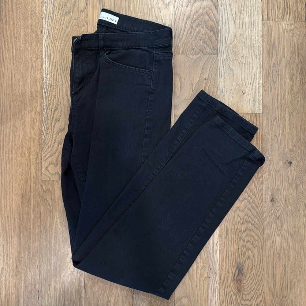 Like New Black Loft Jeans